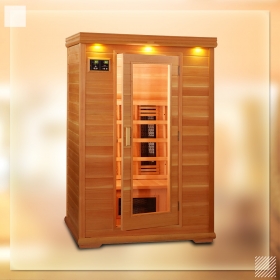 Dry steam sauna room